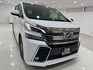 Toyota Vellfire 3.5 ZA G Edition Pilot Seats  2015 White BodyKit Sunroof